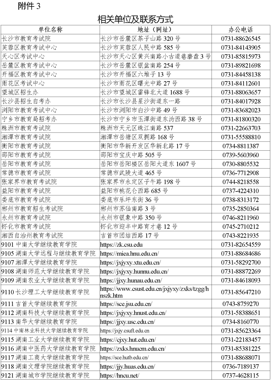 湖南省2023年10月高等教育自学考试报名报考公告(图4)