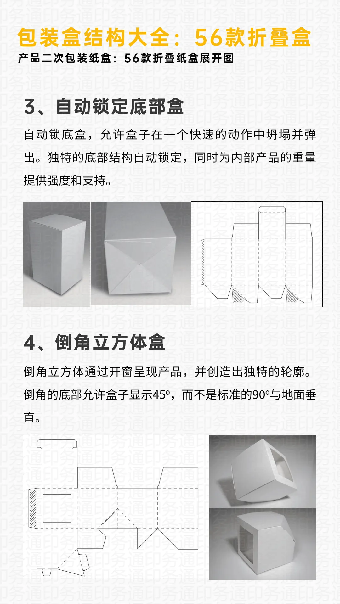 包装盒结构大全来啦！56款包装盒型及展开图(注意收藏)(图2)