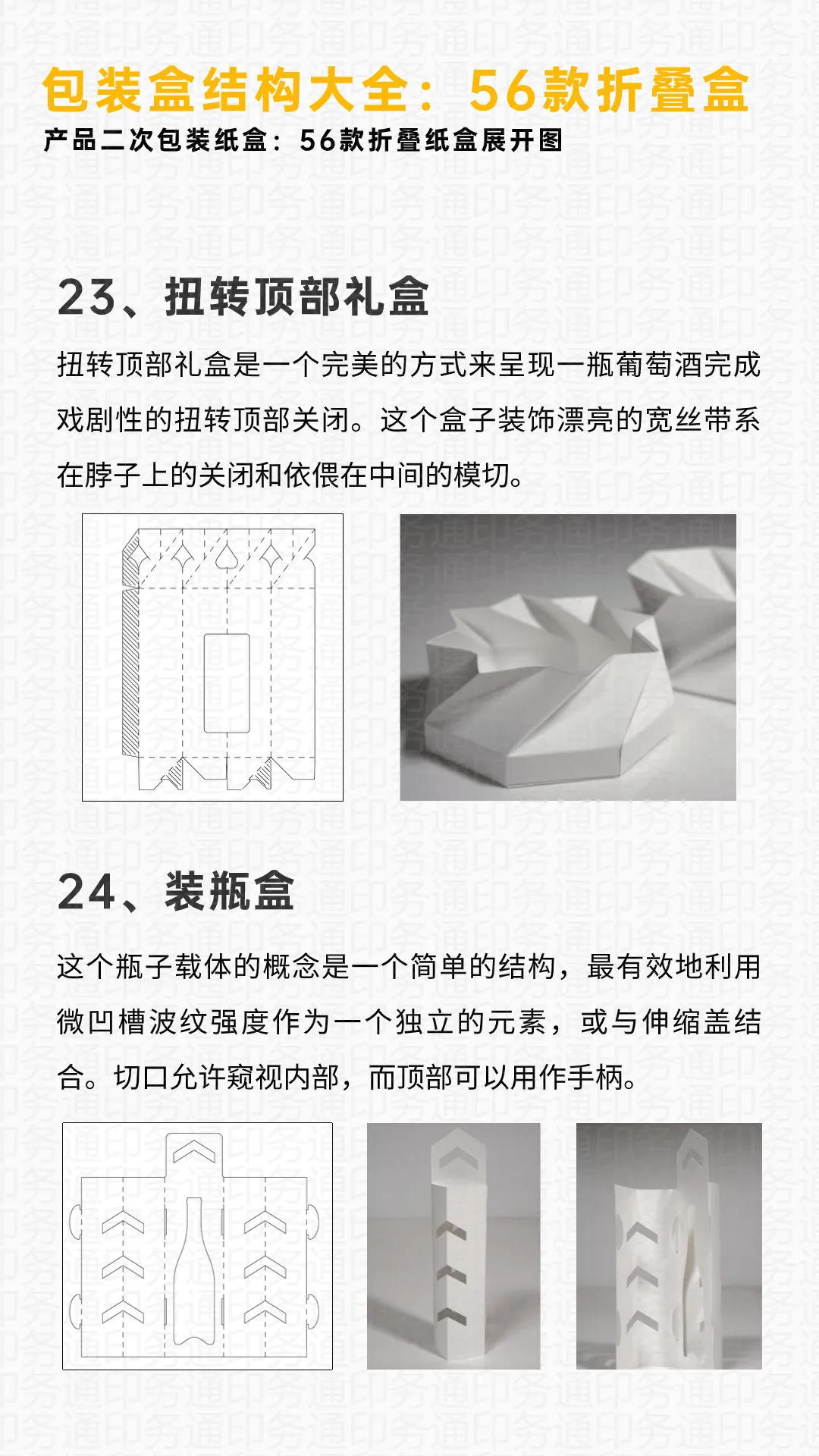 包装盒结构大全来啦！56款包装盒型及展开图(注意收藏)(图12)