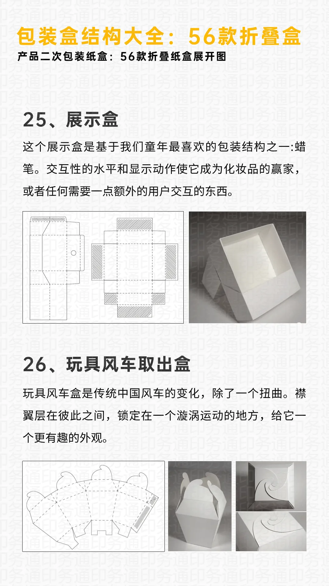 包装盒结构大全来啦！56款包装盒型及展开图(注意收藏)(图13)