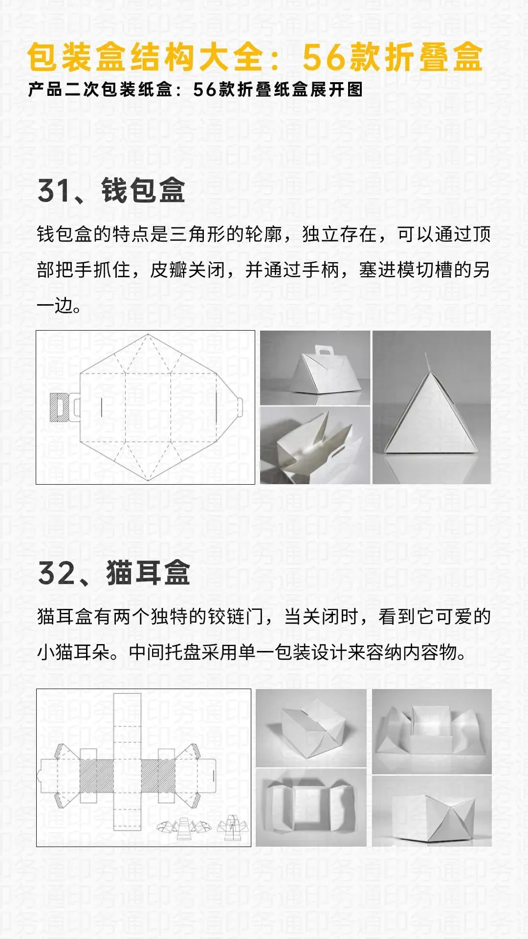 包装盒结构大全来啦！56款包装盒型及展开图(注意收藏)(图16)