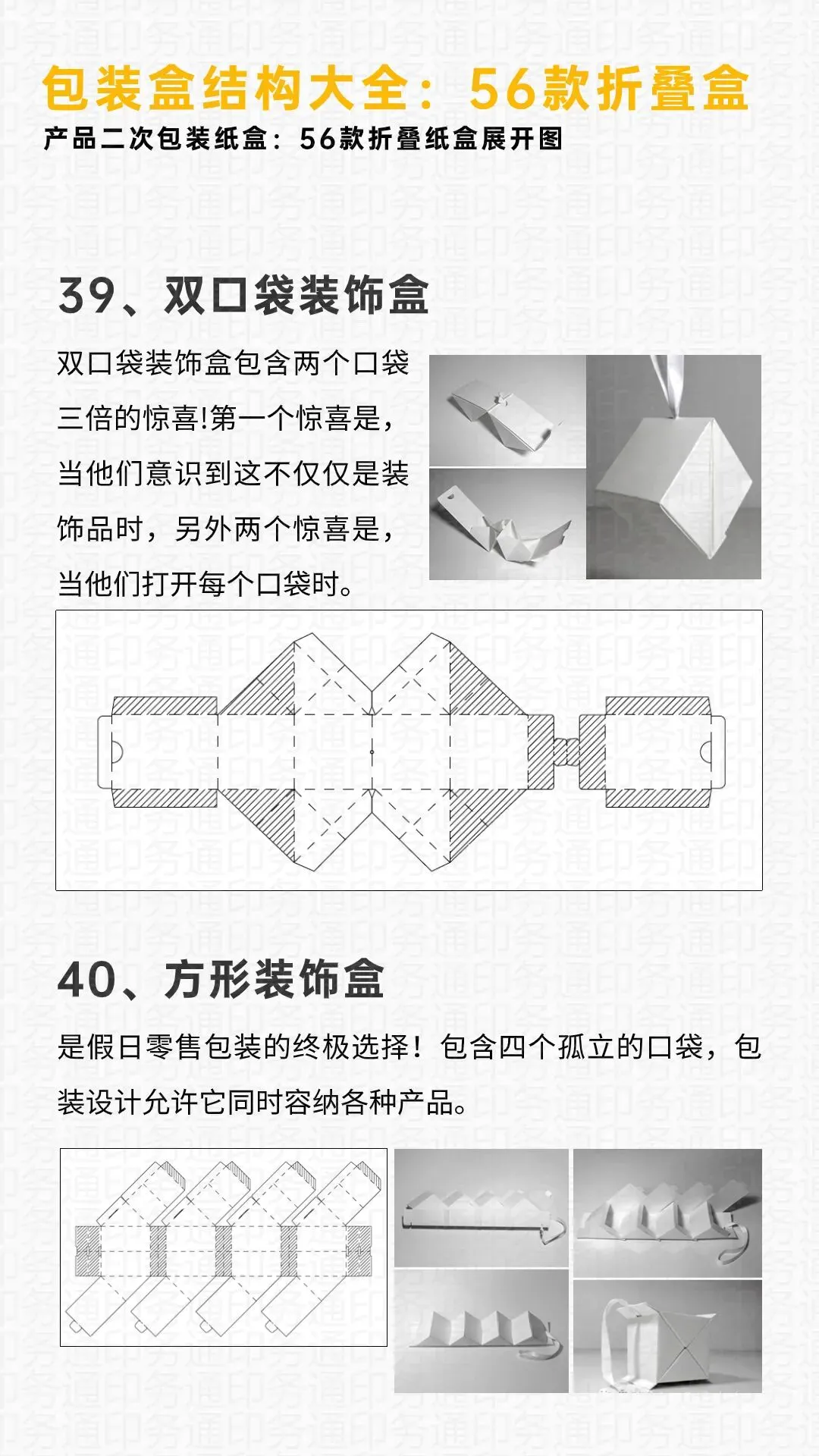 包装盒结构大全来啦！56款包装盒型及展开图(注意收藏)(图20)