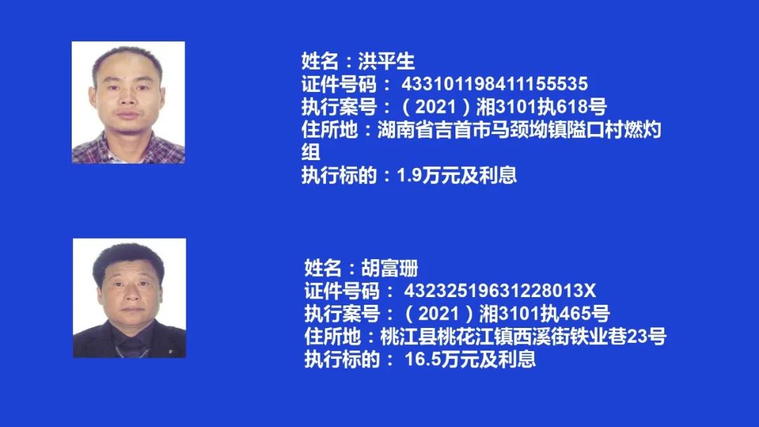 失信曝光┃吉首市人民法院关于发布失信被执行人名单信息的公告（第七期）(图8)